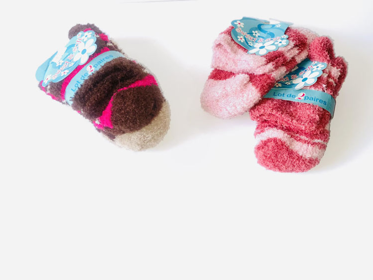 Picture of 4361- Fuzzy THERMAL Socks Slipper Soft Cabin Plush War